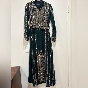 Palestinian embroidery traditional dress